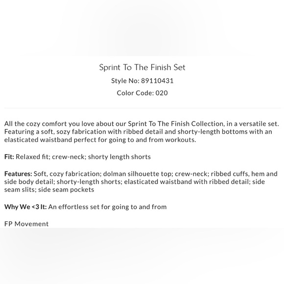 Hold ISF Free People Movement XS Sprint to the Finish Set in Mahogany Red - Picture 6 of 7